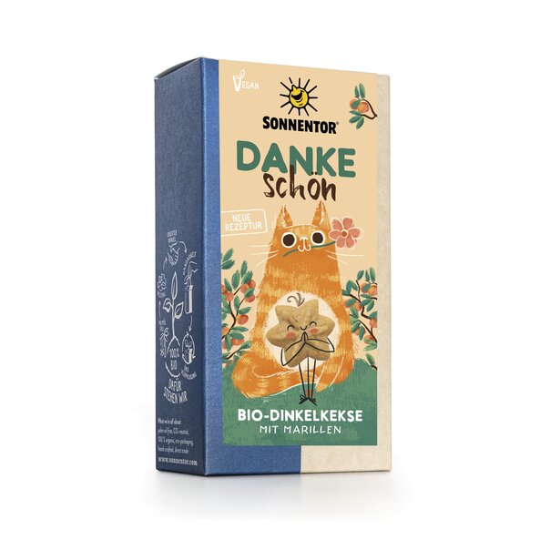 Dankeschön Kekse bio 125 g, Packung