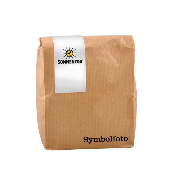 Foto einer braunen Großpackung Zitronengras.